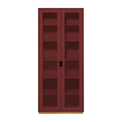 Vitrine haute Snö F, Brown red, profondeur : 30 cm