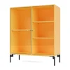 Vitrine Ripple II 69,6x82,2x30 cm, Acacia-pieds Black