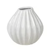 Wide vase ivoire, 15 cm