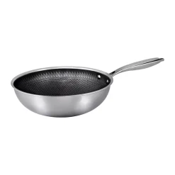 Wok Hâws Santo hybrid coating 28 cm, Acier inoxydable