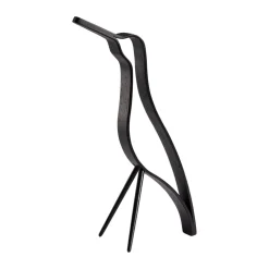 Woody bird hauteur 25 cm, Chêne teinté noir